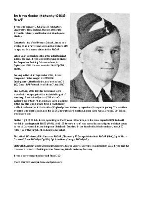 A preview of a PDF biography for McMurchy, James Gordon